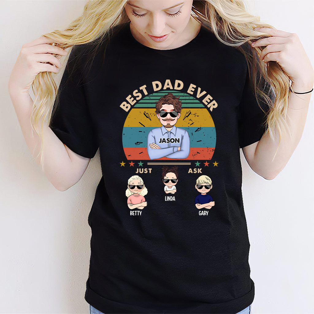 Meilleur papa du monde - T-shirt et sweat à capuche personnalisés pour papa