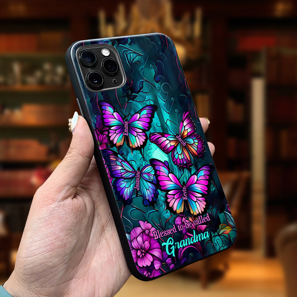 Coque de téléphone personnalisée « Papillons de grand-mère »