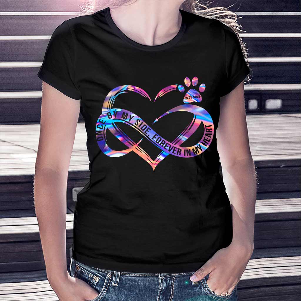 T-shirt et sweat à capuche personnalisés « Once By My Side » pour chien