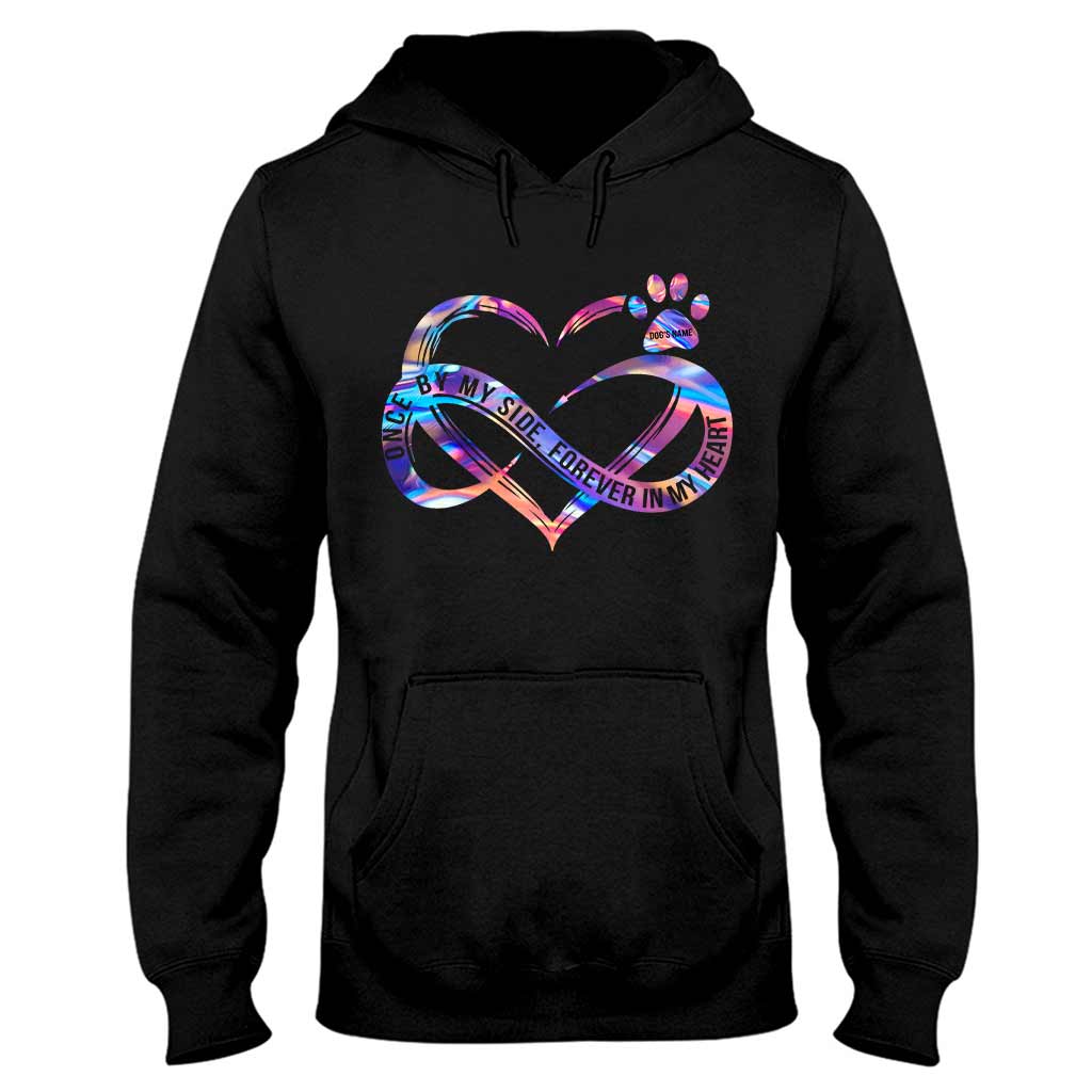 T-shirt et sweat à capuche personnalisés « Once By My Side » pour chien