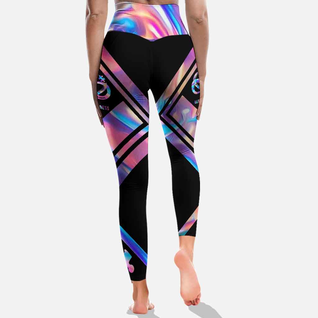 L'amour n'a pas besoin de mots - Leggings de sensibilisation à l'autisme