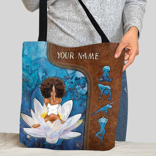 Sac fourre-tout personnalisé Yoga