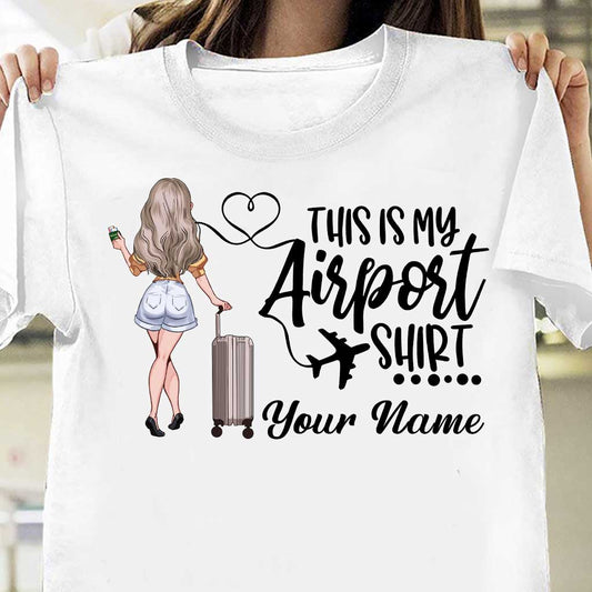 T-shirt « This Is My Airport » - T-shirt et sweat à capuche de voyage personnalisés