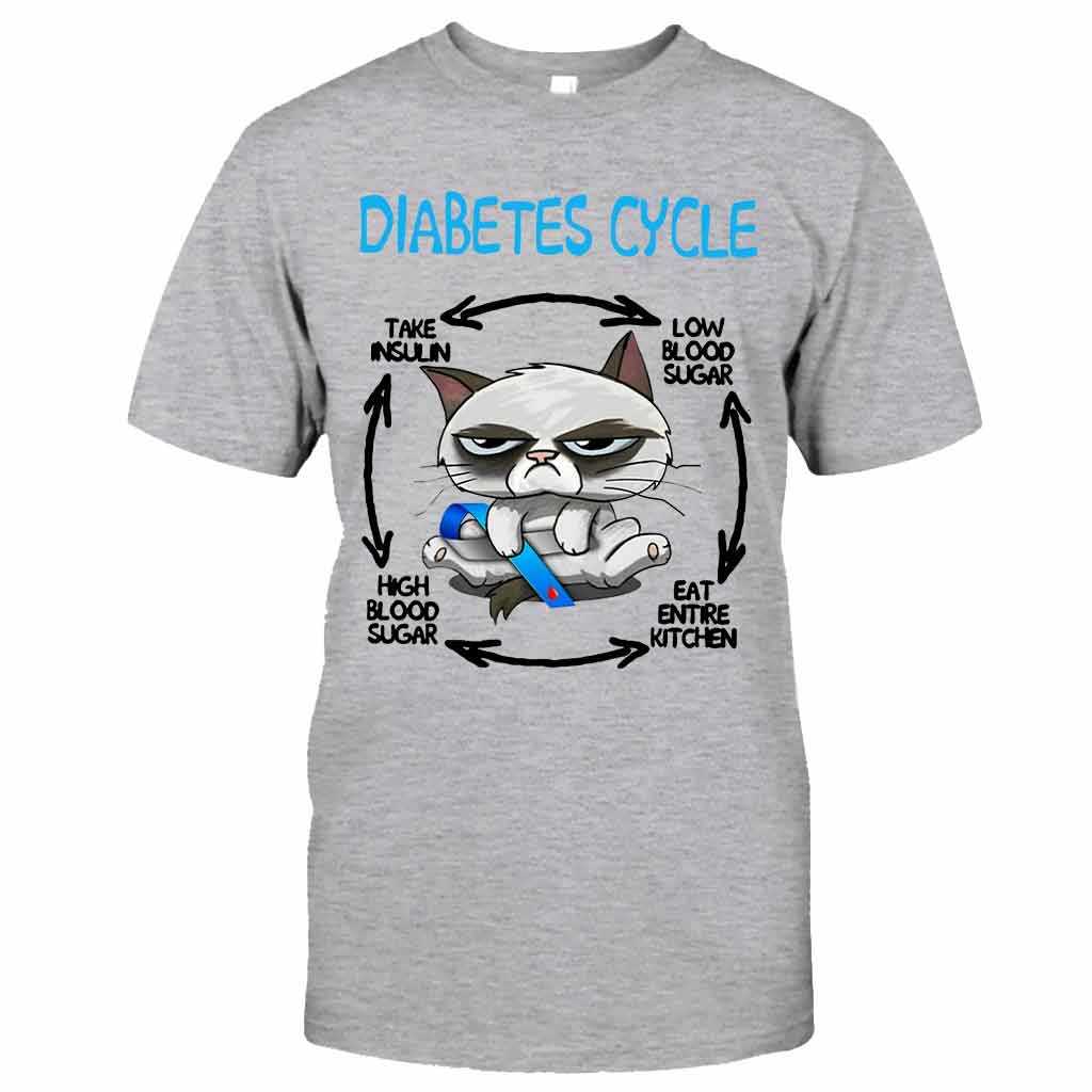 Diabetes Cycle - Diabetes Awareness T-shirt And Hoodie 082021