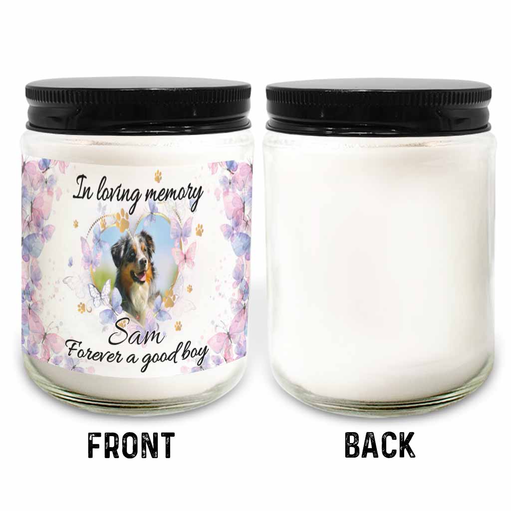 Good Boy And Good Girl - Personalized Dog Candle