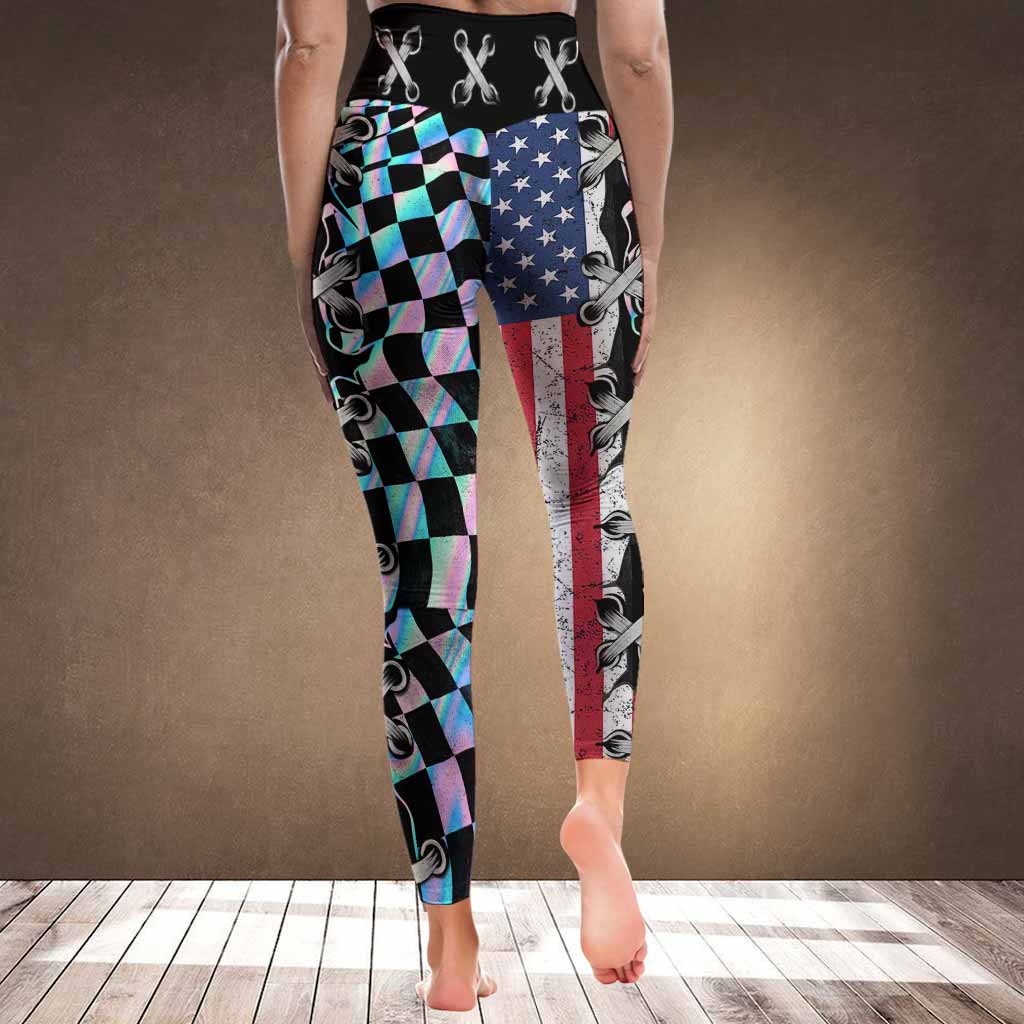 Leggings Love Racing aux couleurs du drapeau -