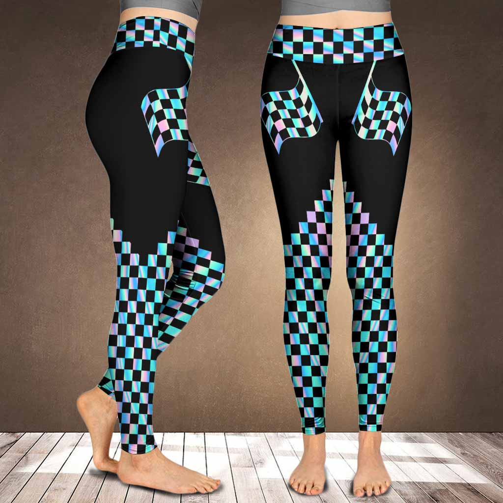 Love Racing Colorful Flag - Leggings