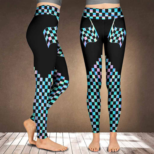 Leggings Love Racing aux couleurs du drapeau -