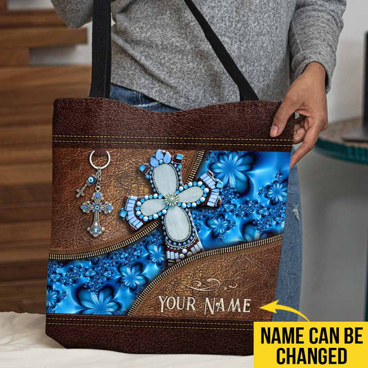 Sac fourre-tout chrétien personnalisé « Foi en Dieu »