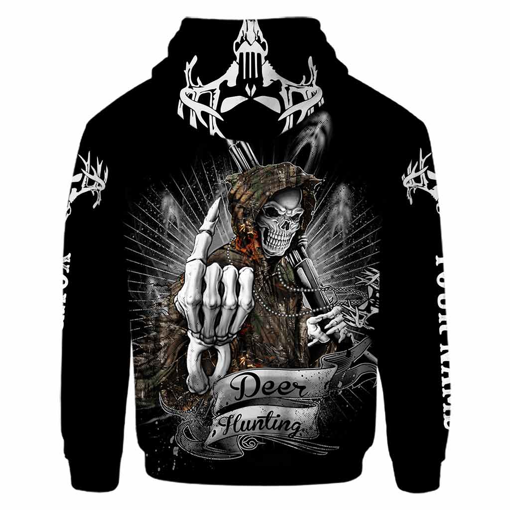 Chasse au cerf - T-shirt et sweat à capuche personnalisés avec motif de chasse intégral