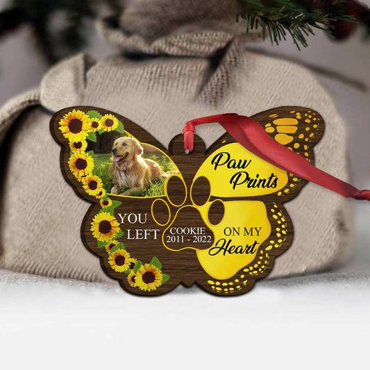 Once By My Side - Personalized Christmas Dog Ornament (Printed On Both Sides)