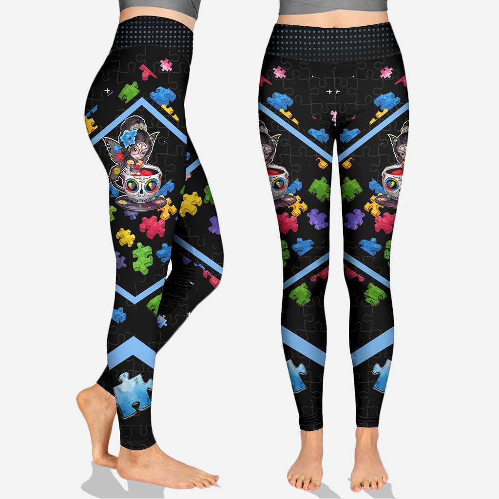 Soyez bienveillant·e - Sweat à capuche et legging personnalisés pour la sensibilisation à l'autisme