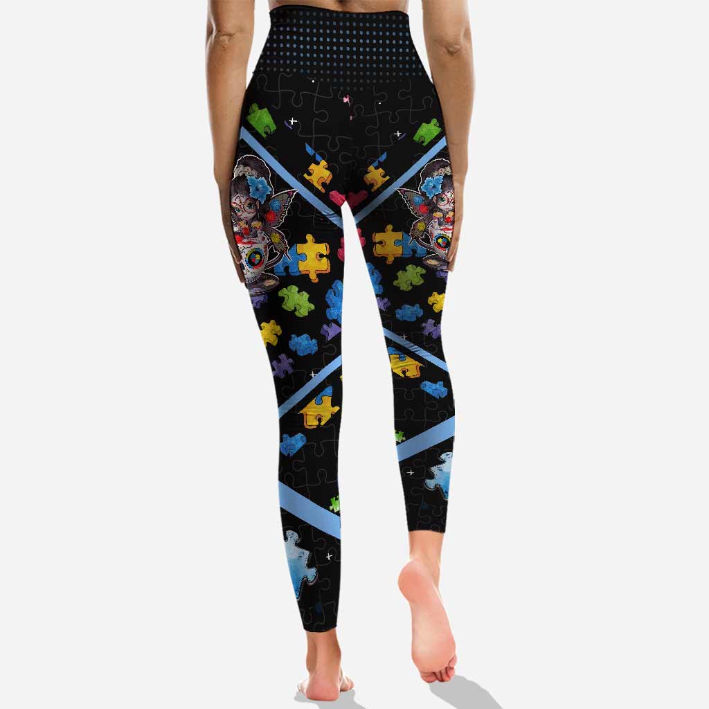 Soyez bienveillant·e - Sweat à capuche et legging personnalisés pour la sensibilisation à l'autisme