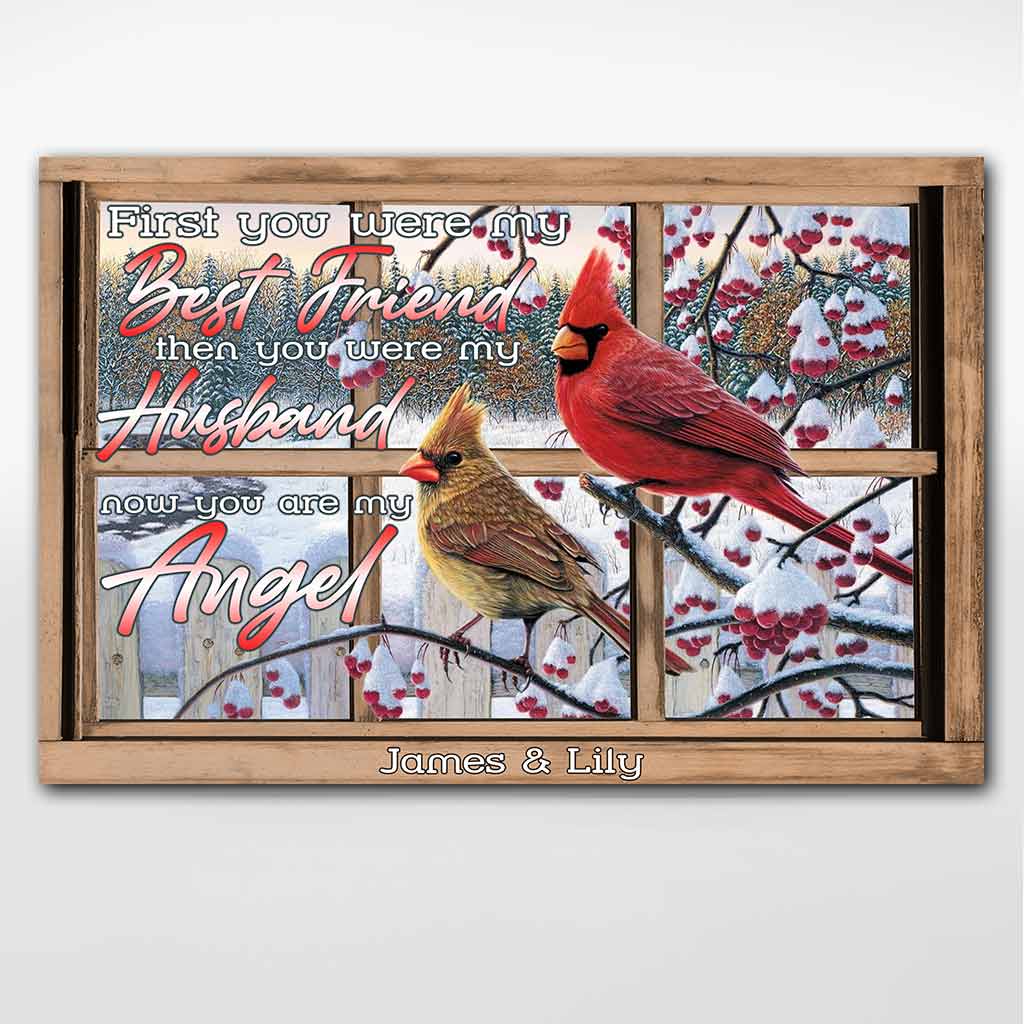 First You Were My Best Friend - Personalized Couple Poster