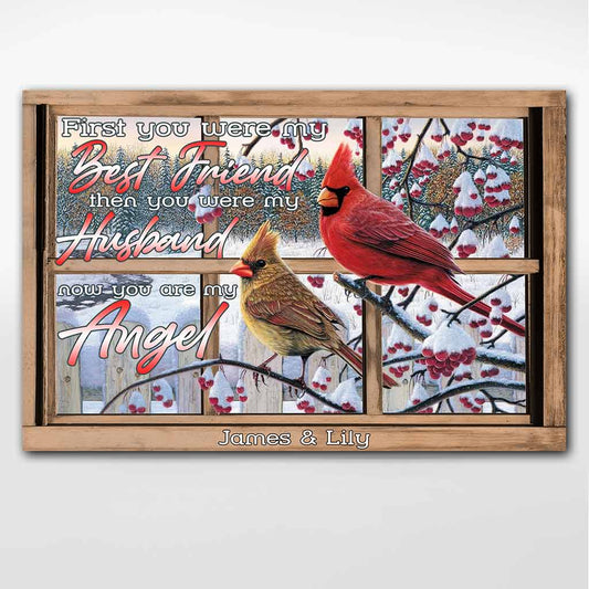 First You Were My Best Friend - Personalized Couple Poster