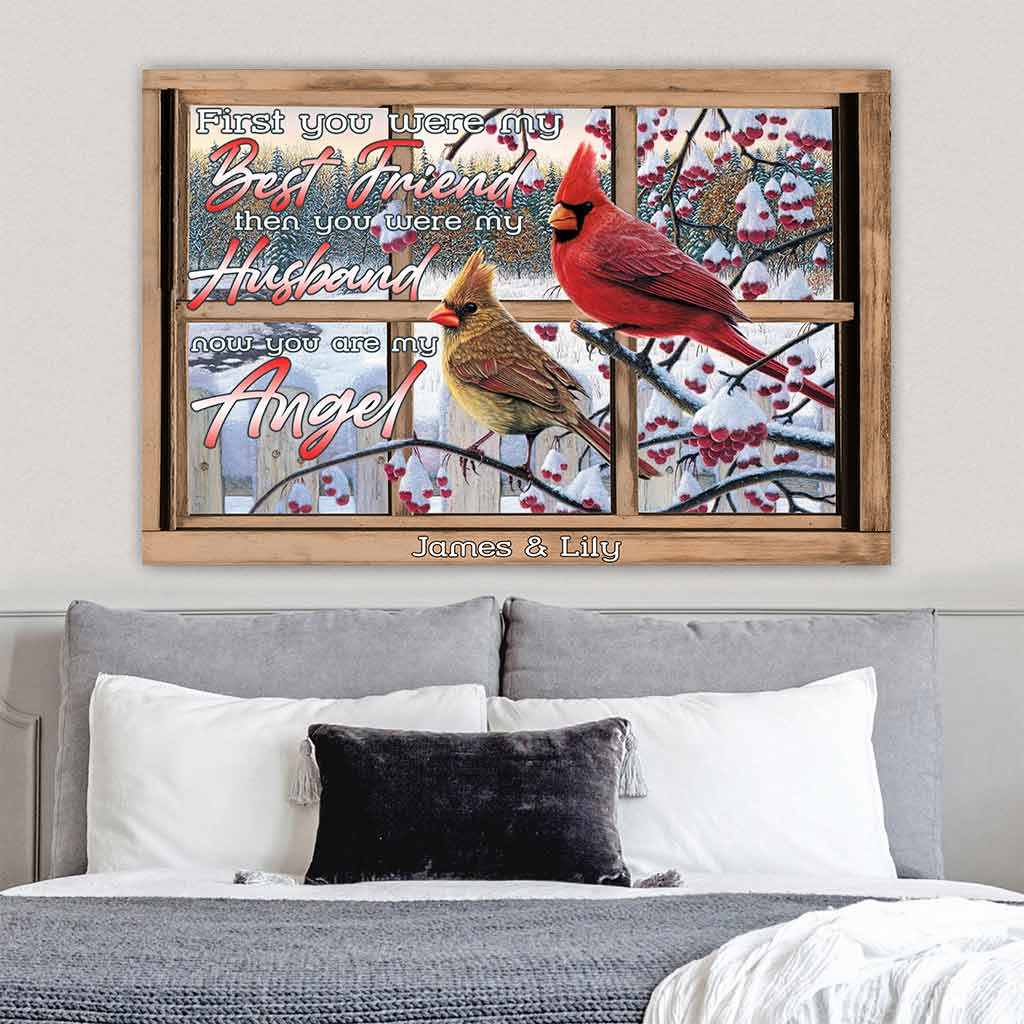 First You Were My Best Friend - Personalized Couple Poster