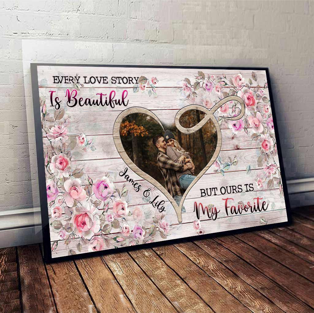 Chaque histoire d'amour - Affiche personnalisée pour couples