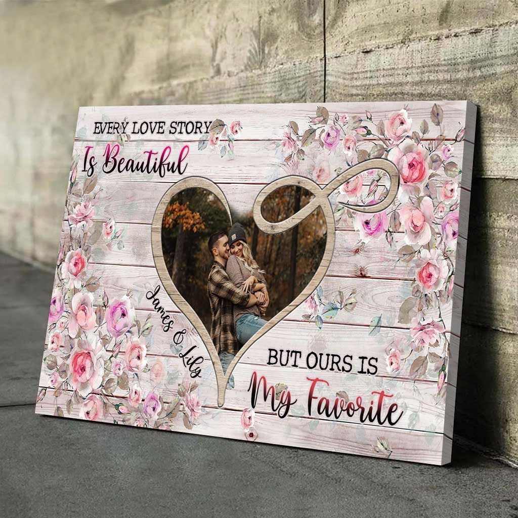 Chaque histoire d'amour - Affiche personnalisée pour couples