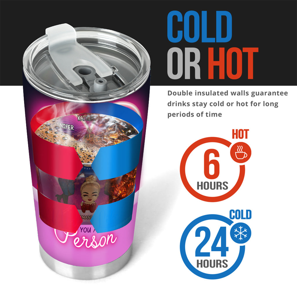 Toutes les filles ne sont pas faites de sucre et d'épices - Gobelet personnalisé pour meilleure amie