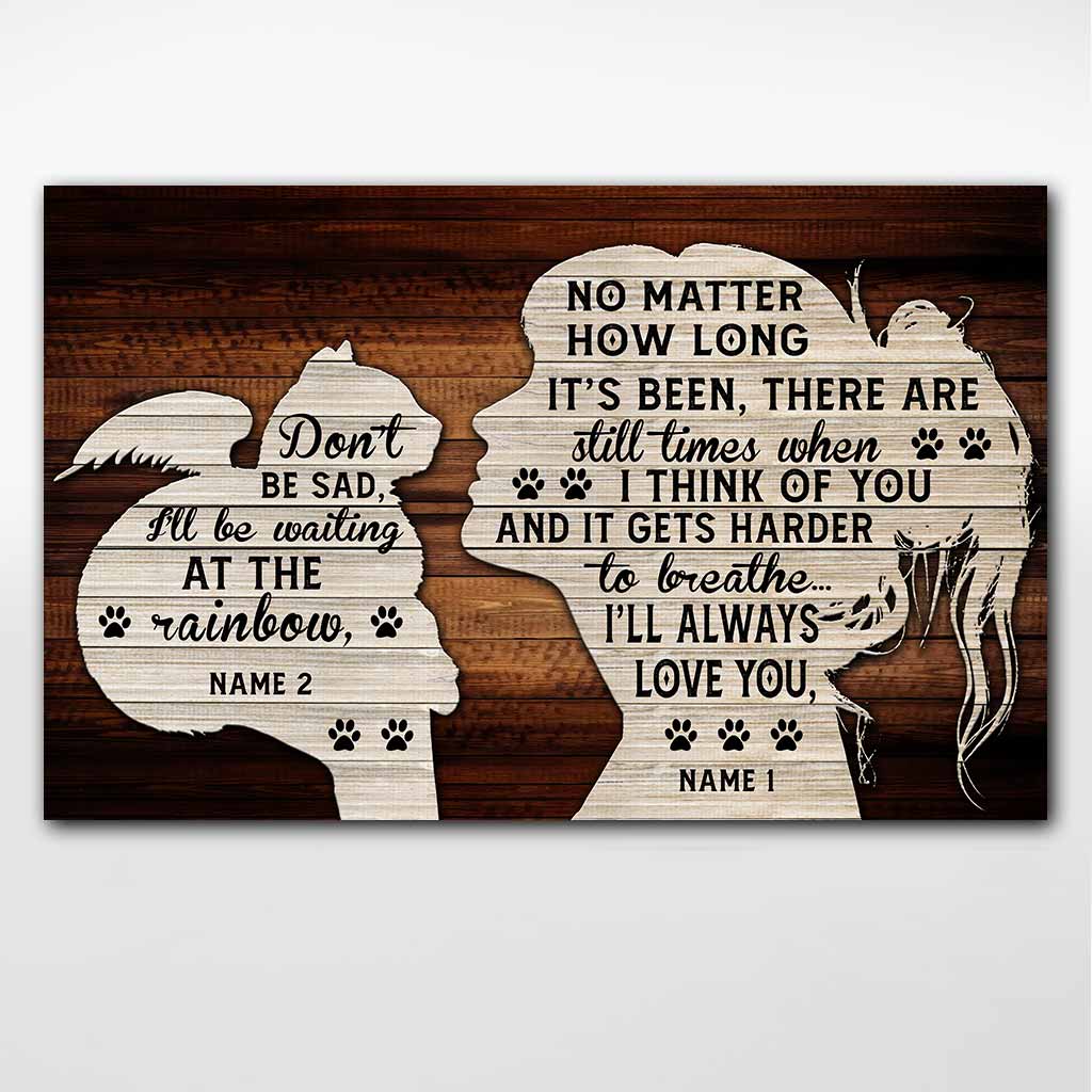 Tu me manques - Affiche personnalisée pour chat