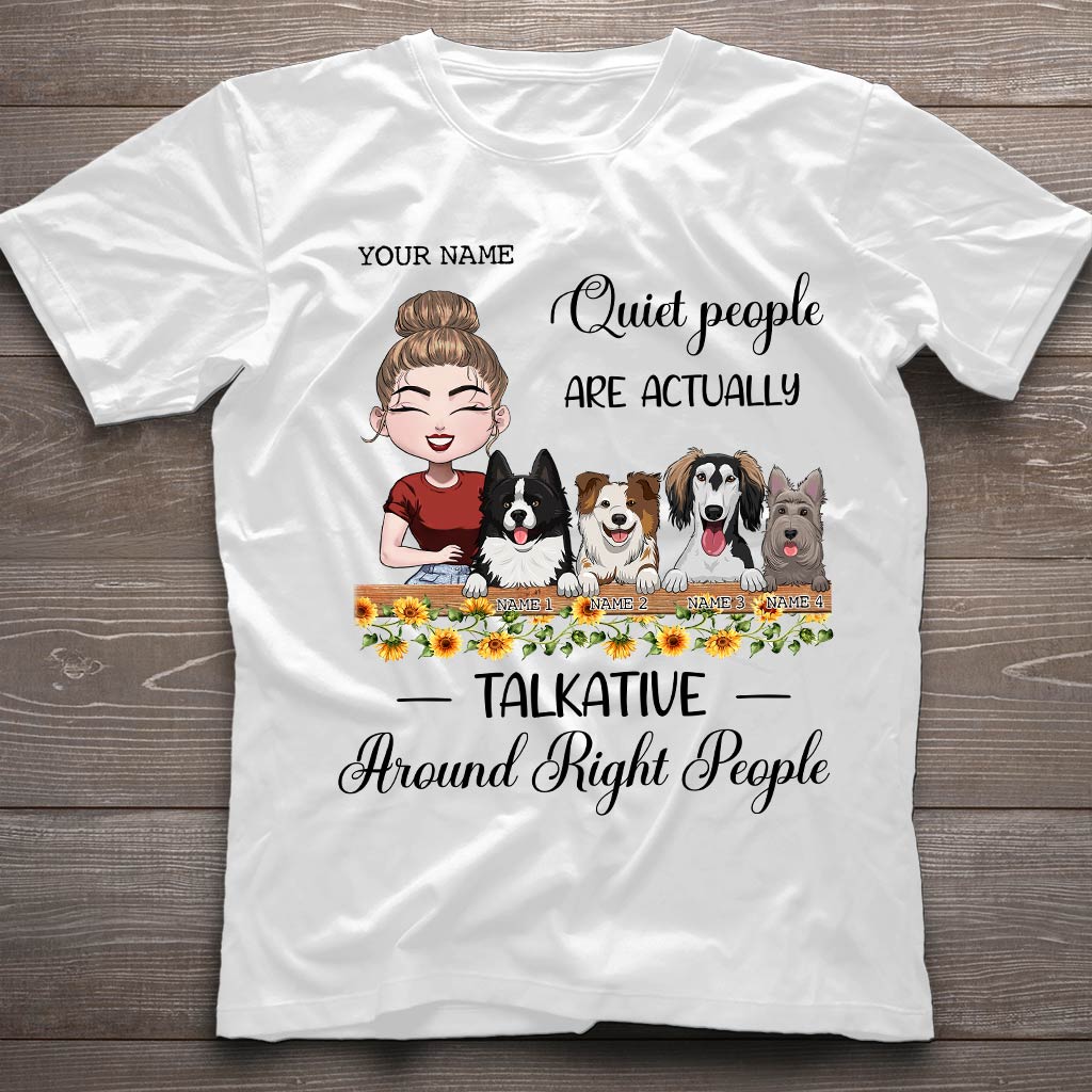 Around Right People - Personalized Dog T-shirt and Hoodie
