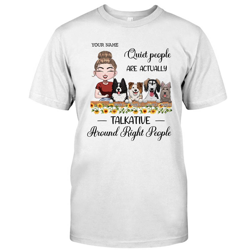 Around Right People - Personalized Dog T-shirt and Hoodie