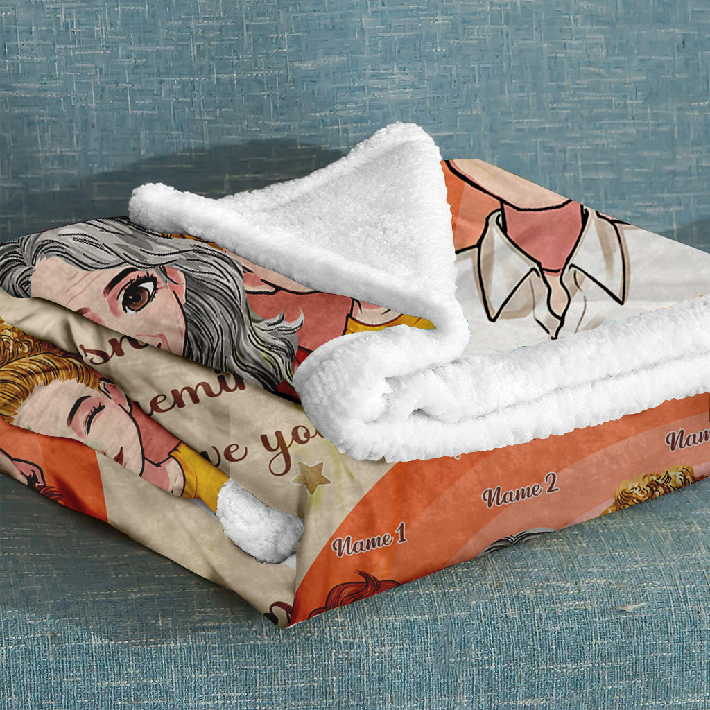 Every Time You Snuggle This Blanket - Personalized Mother's Day Mother Blanket