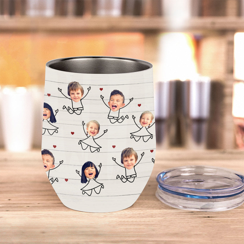 Les raisons de maman de boire du vin - Gobelet à vin personnalisé pour la fête des mères