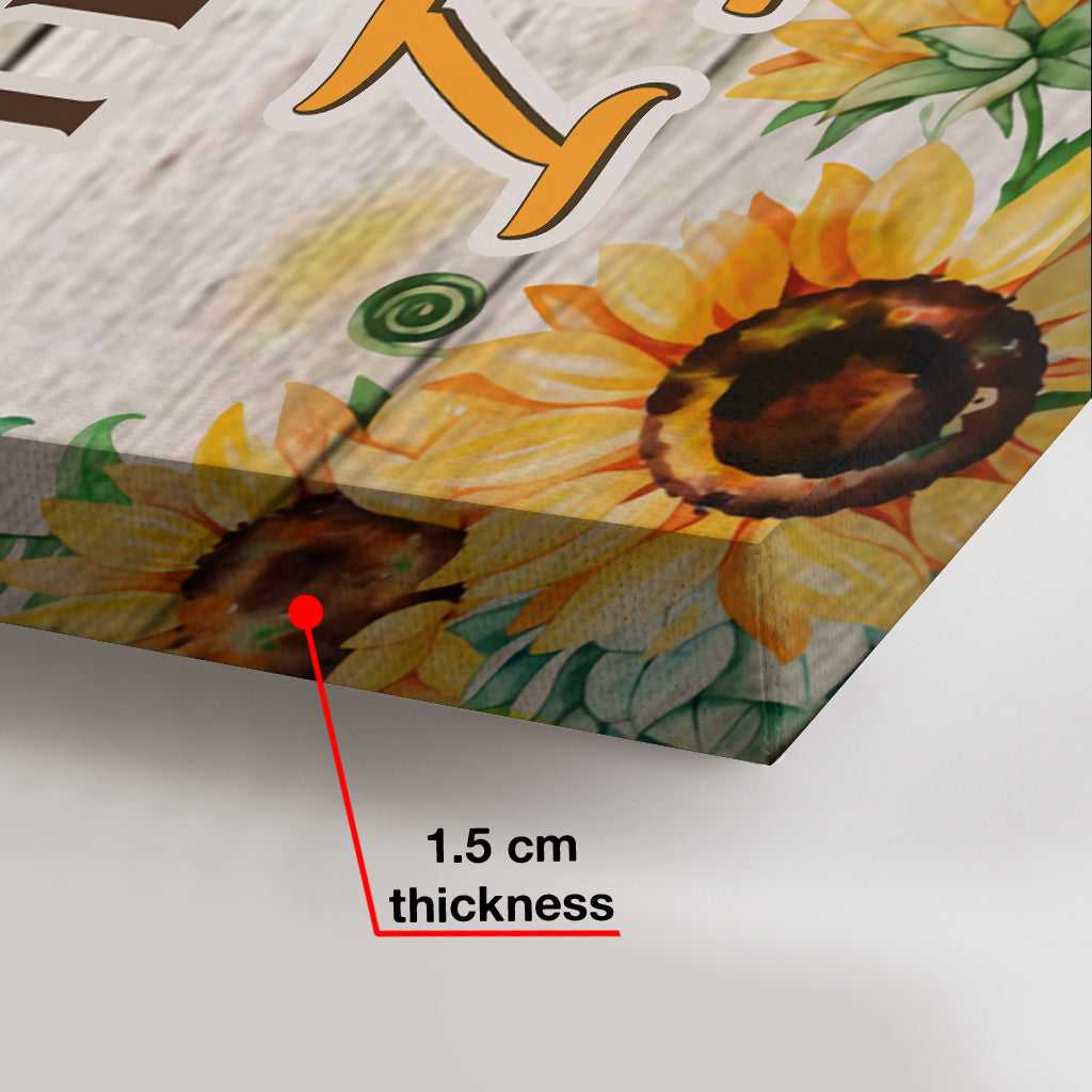 Pour toujours - Toile et affiche personnalisées pour la fête des mères