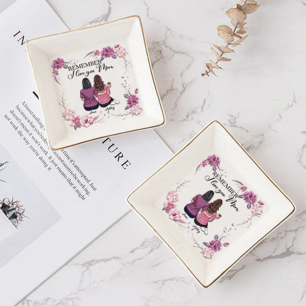 Souviens-toi que je t'aime, maman - Porte-bijoux personnalisé pour la fête des mères