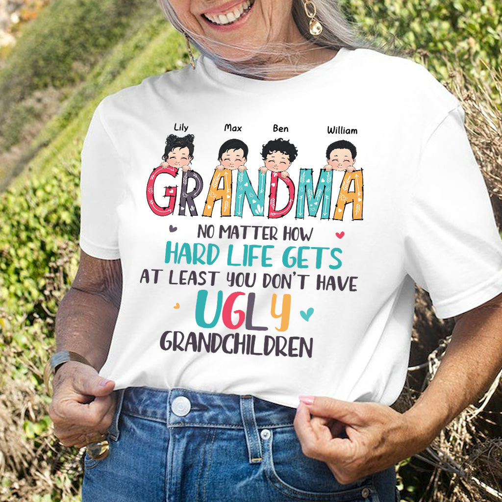 Peu importe les difficultés de la vie - T-shirt et sweat à capuche personnalisés pour la fête des mères et pour grand-mère