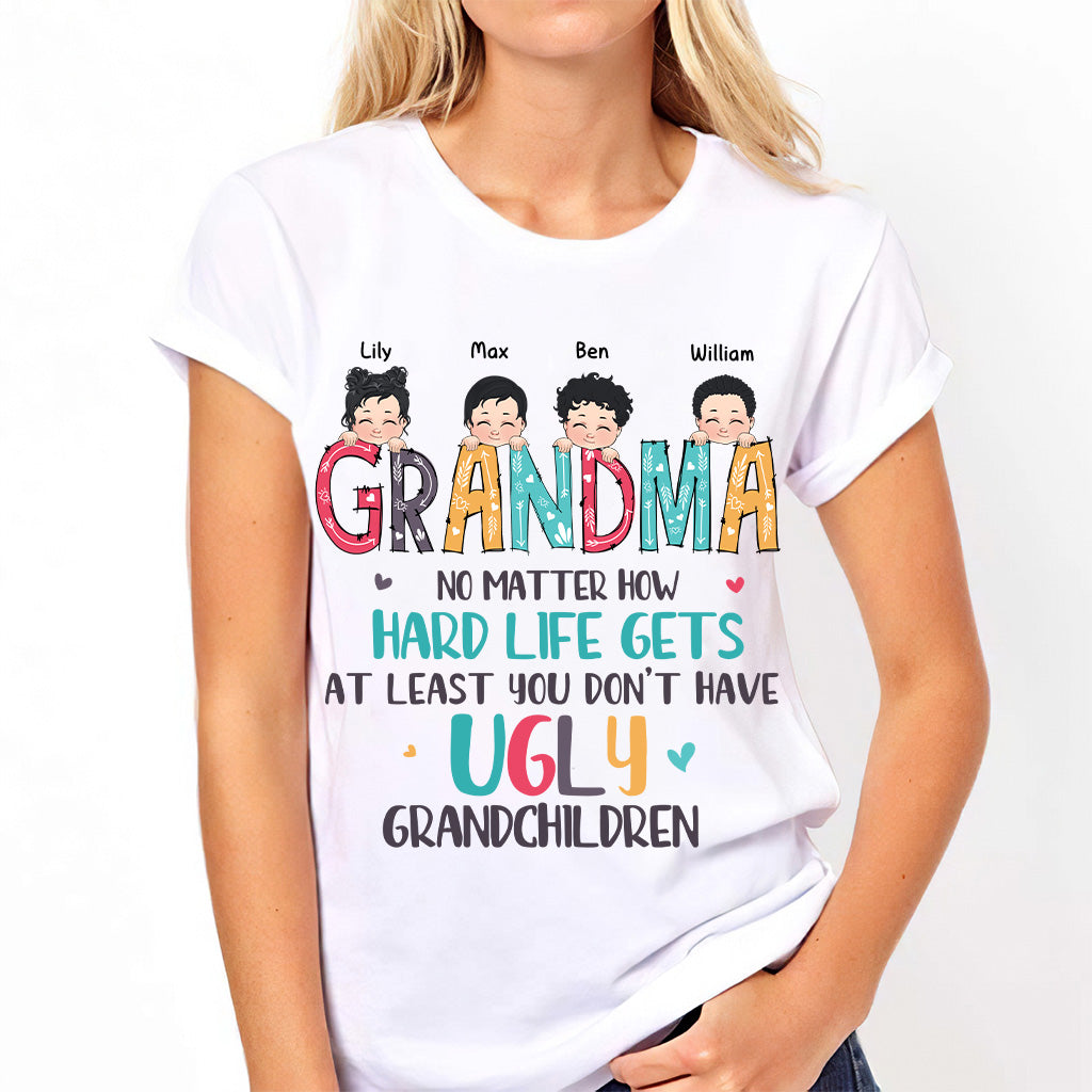 Peu importe les difficultés de la vie - T-shirt et sweat à capuche personnalisés pour la fête des mères et pour grand-mère