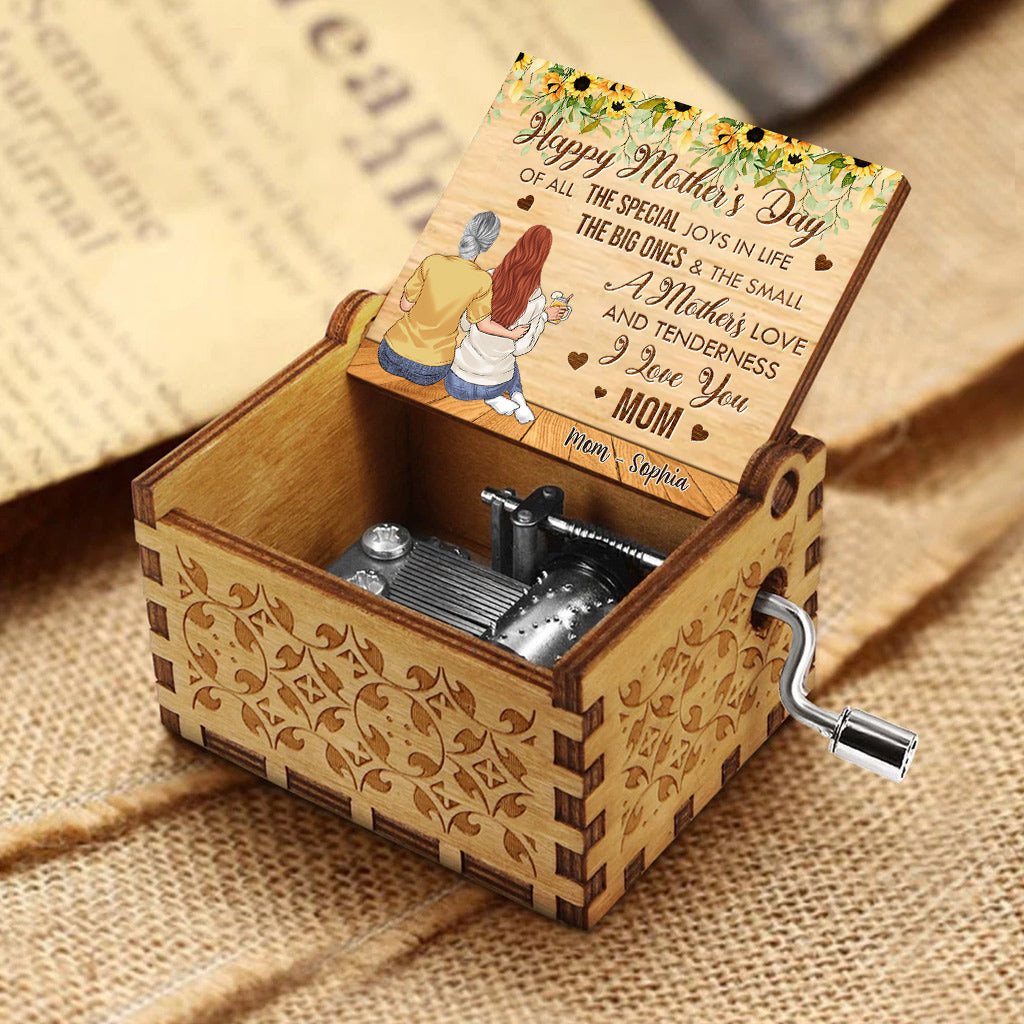 Of All The Special Joys - Personalized Mother's Day Mother Hand Crank Music Box