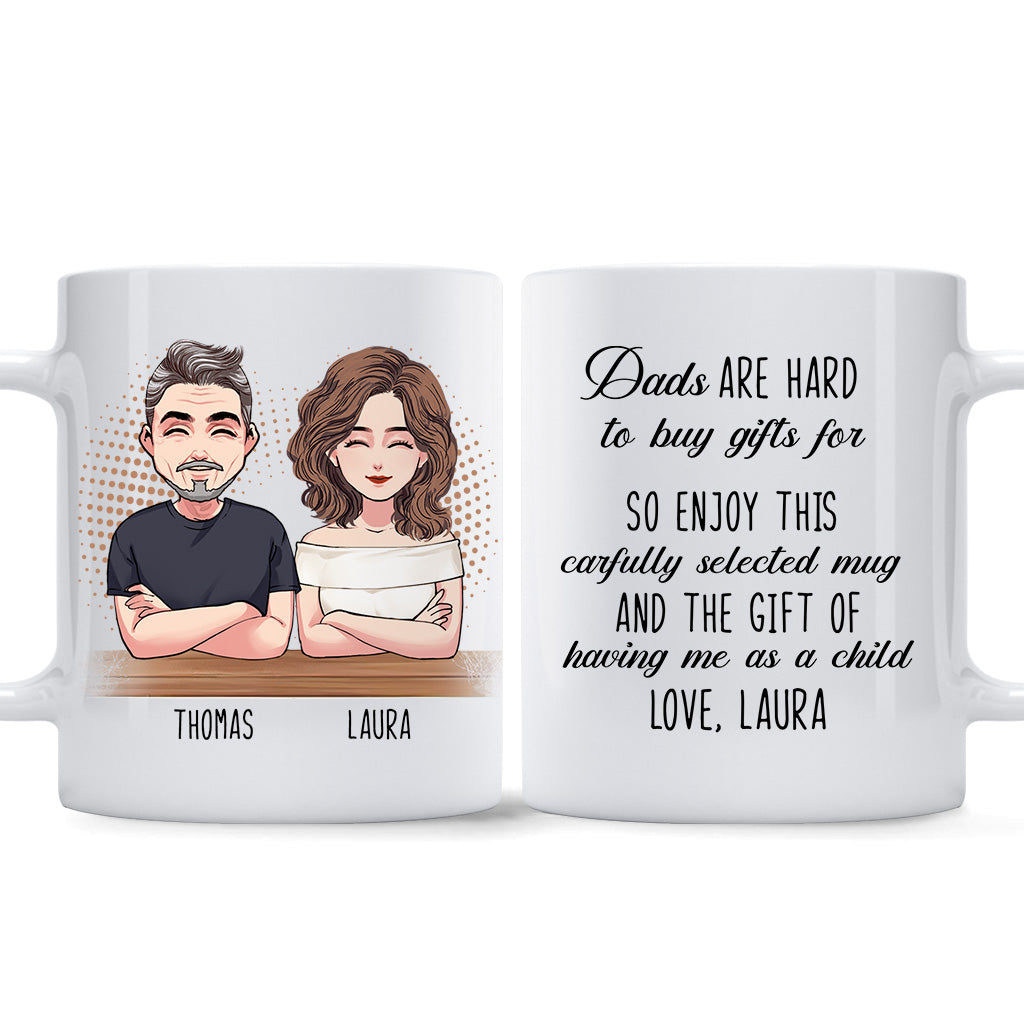 Cadeau pour papa : difficile à acheter - Mug personnalisé