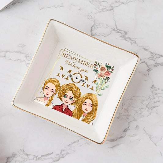 Souviens-toi que nous t'aimons - Porte-bijoux personnalisé pour la fête des mères