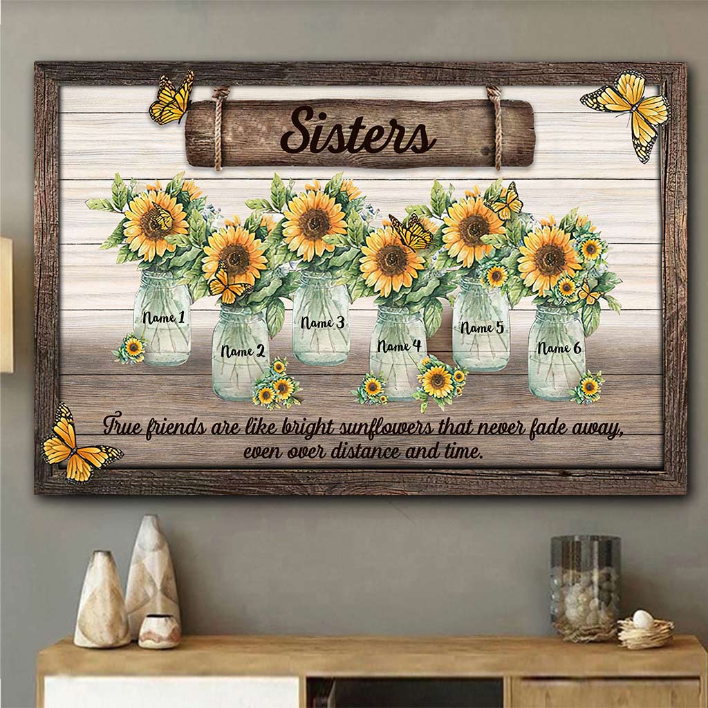 Amitié Tournesol - Affiche personnalisée pour meilleure amie
