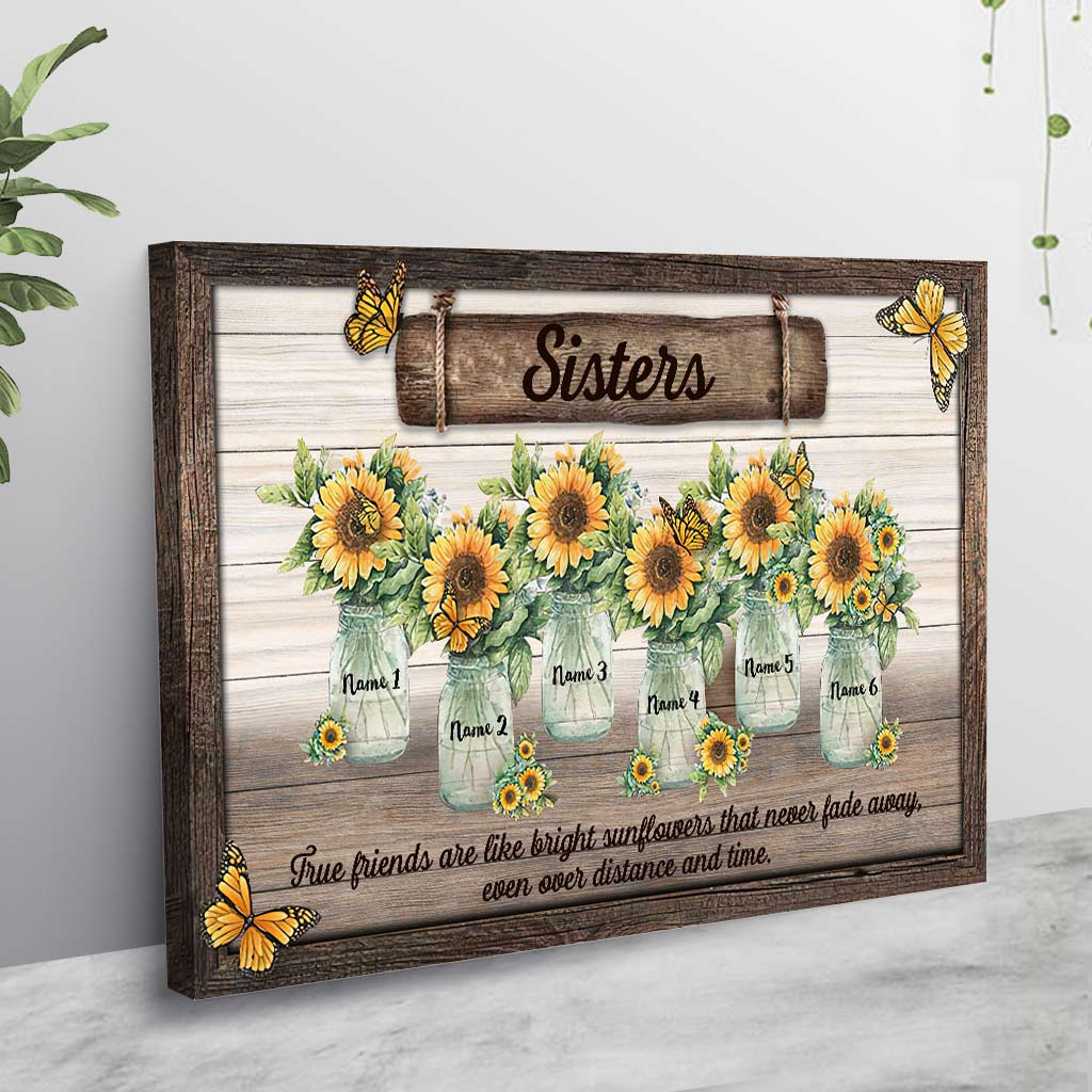 Amitié Tournesol - Affiche personnalisée pour meilleure amie