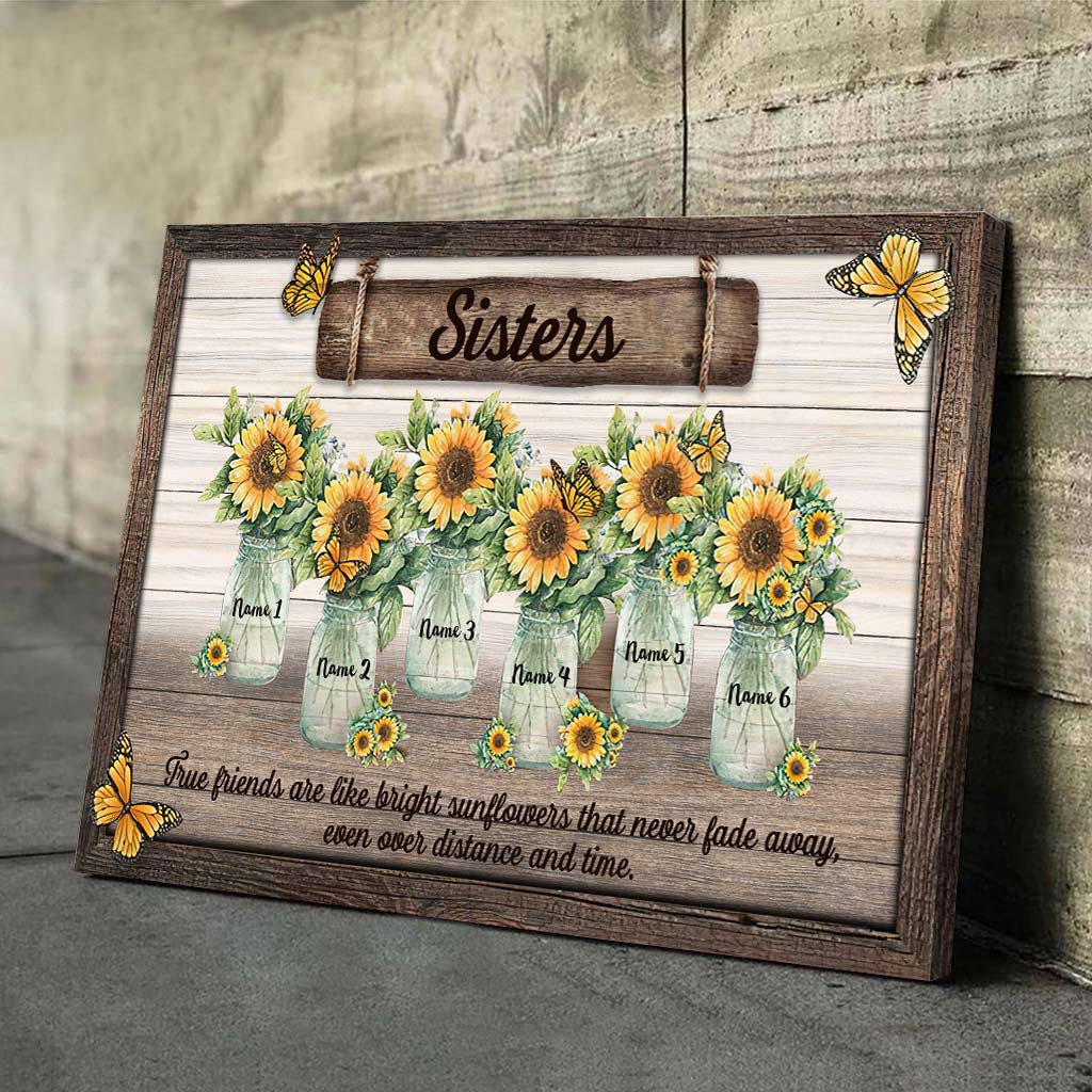 Amitié Tournesol - Affiche personnalisée pour meilleure amie