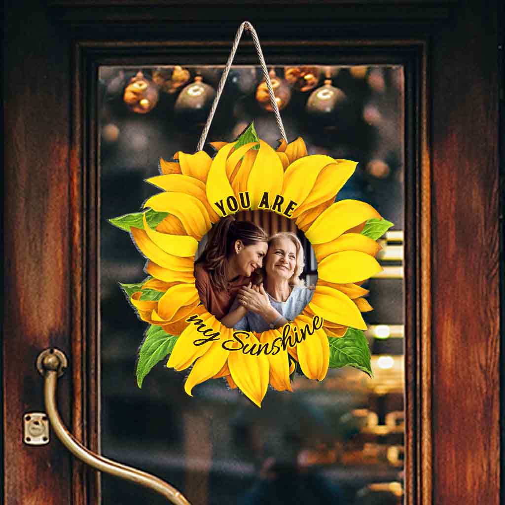 Tu es mon rayon de soleil - Panneau en bois personnalisé pour maman