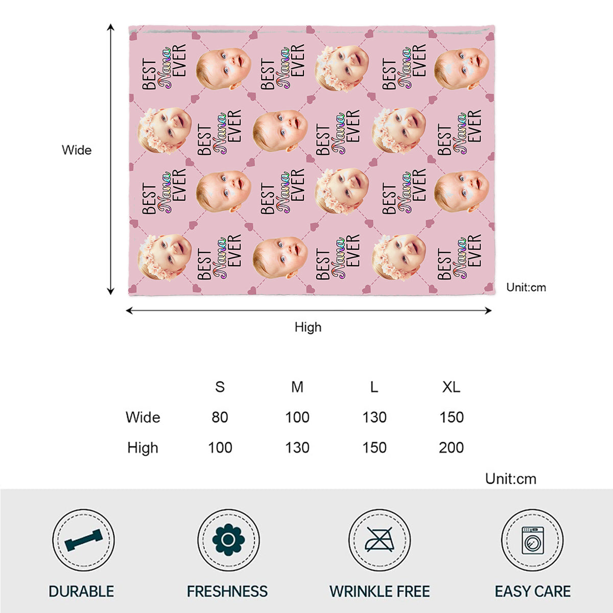 Meilleure grand-mère du monde - Cadeau pour grand-mère, maman, mamie - Couverture personnalisée