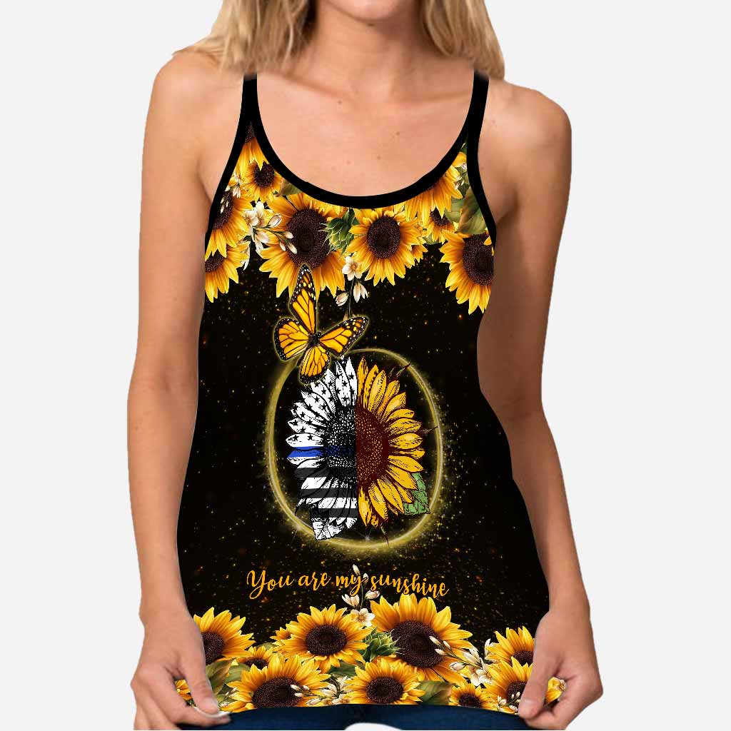 Tu es mon rayon de soleil - Débardeur croisé policier