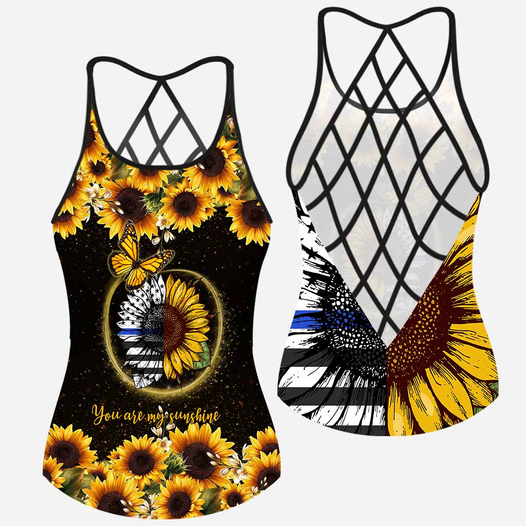 Tu es mon rayon de soleil - Débardeur croisé policier