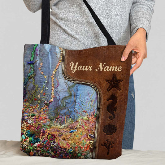 Sac fourre-tout personnalisé Love Sea