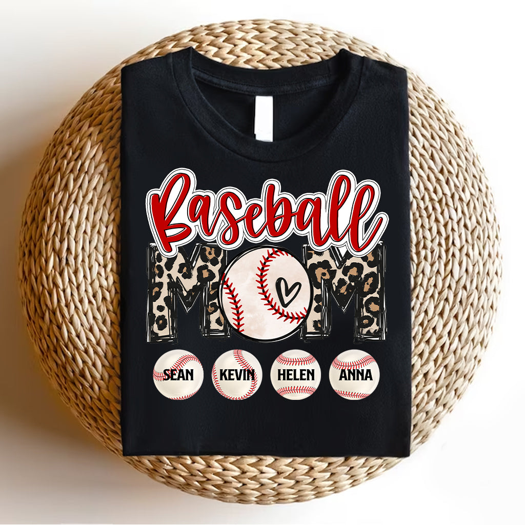 Baseball Mom - Personalized Baseball T-shirt and Hoodie