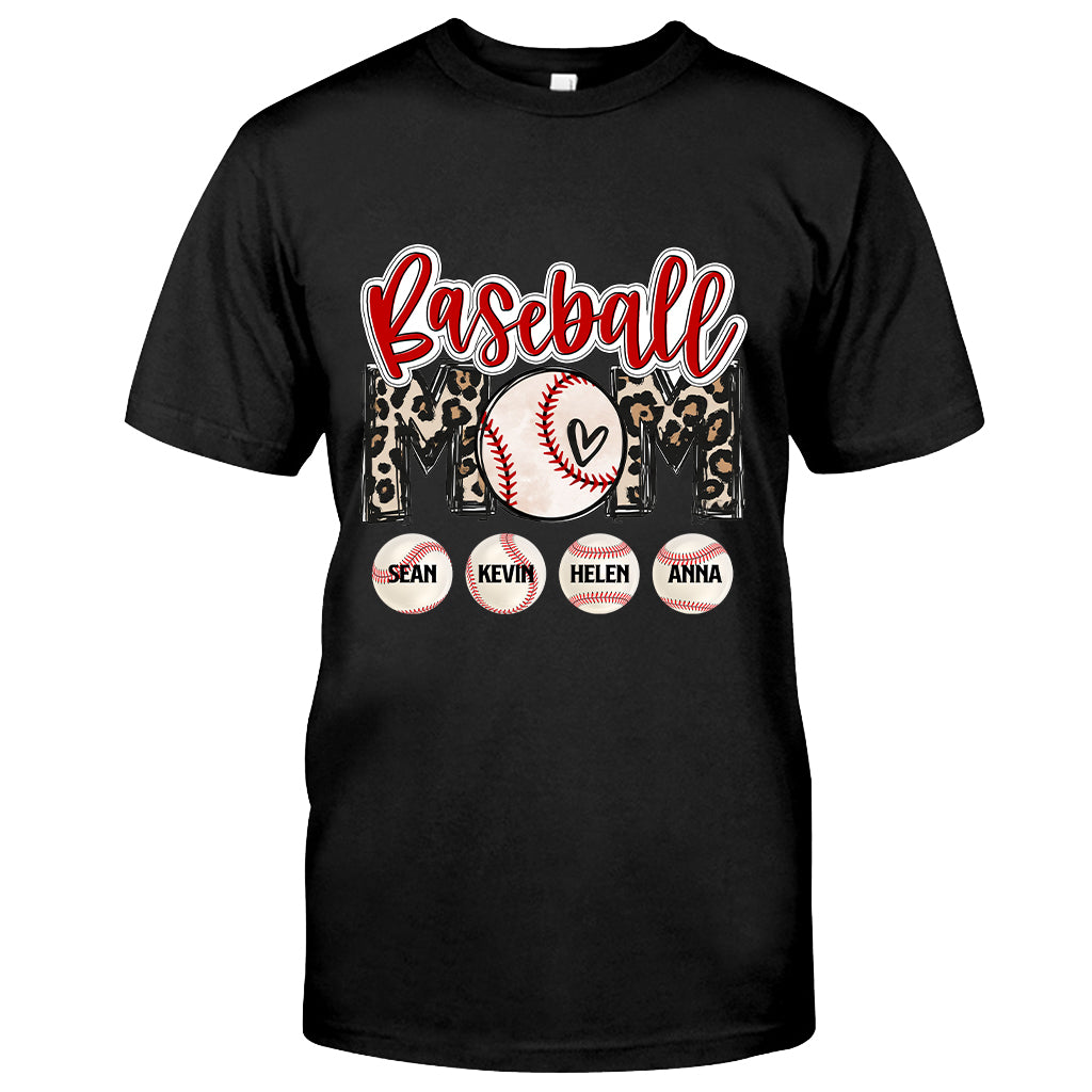Baseball Mom - Personalized Baseball T-shirt and Hoodie