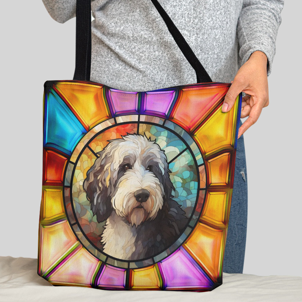 Sac fourre-tout personnalisé pour chien Colorful Paws