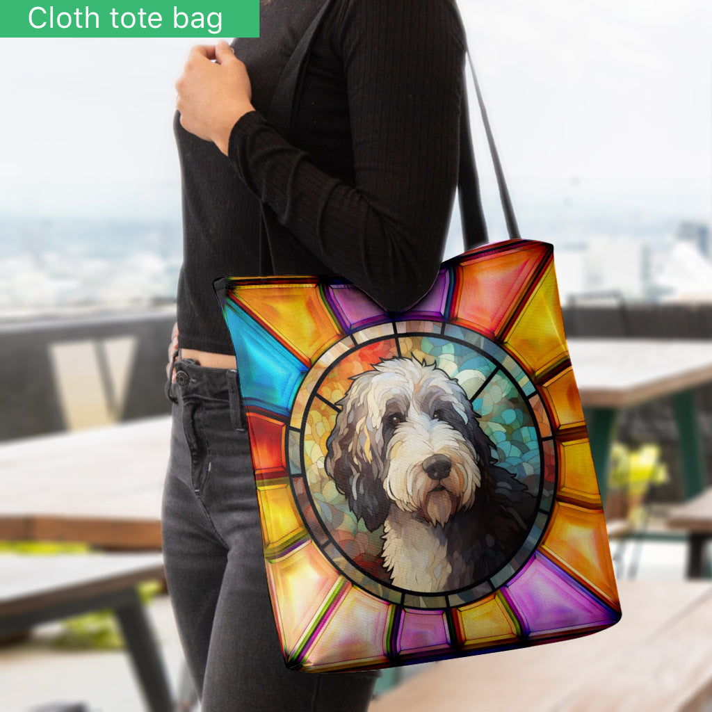 Sac fourre-tout personnalisé pour chien Colorful Paws