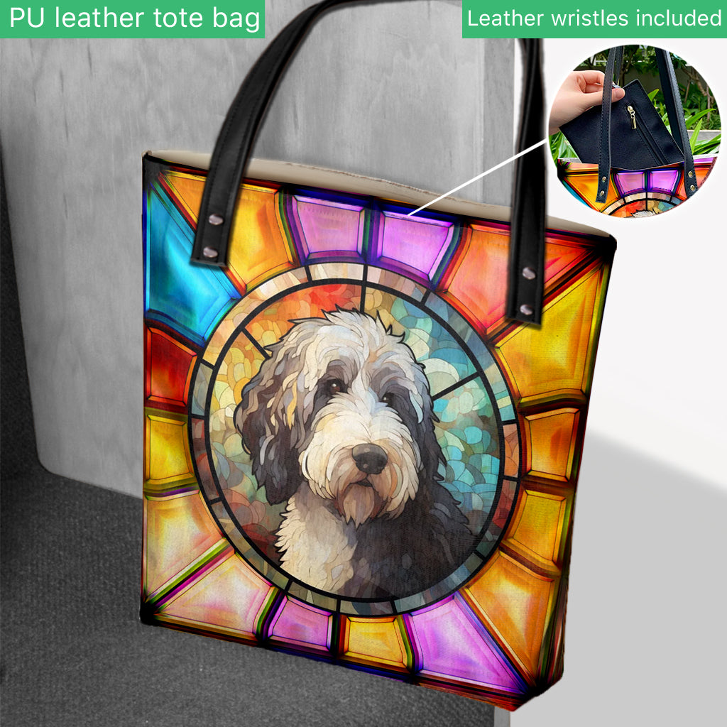 Sac fourre-tout personnalisé pour chien Colorful Paws