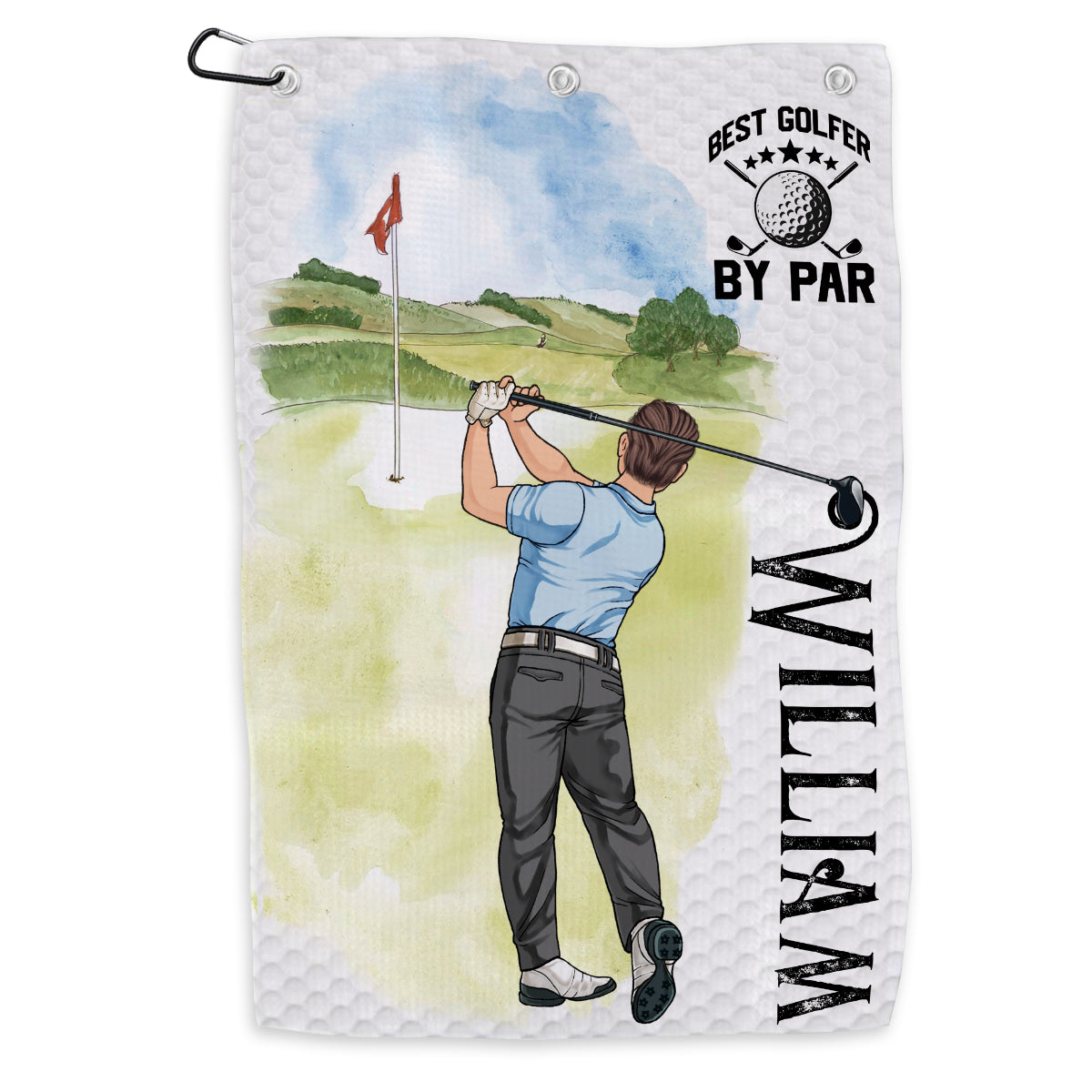 Ma casquette porte-bonheur pour le golf - Serviette de golf personnalisée