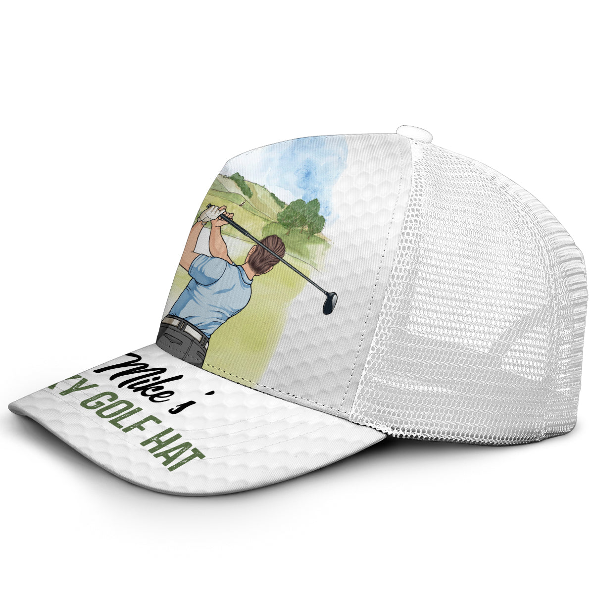 My Lucky Golf Cap - Personalized Golf Trucker Hat